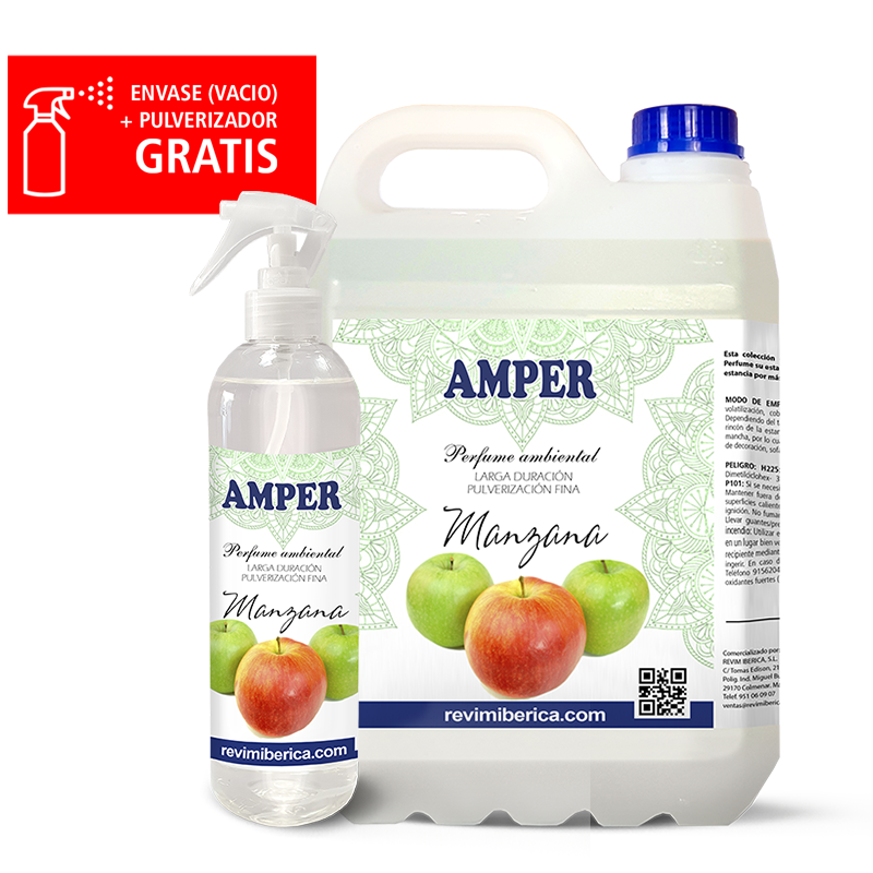 Ambientador de Manzana Verde AMPER | Frescura juvenil y aroma revitalizante