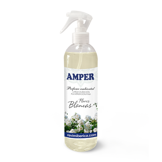 Ambientador de Flores Blancas AMPER | Aroma floral fresco y elegante