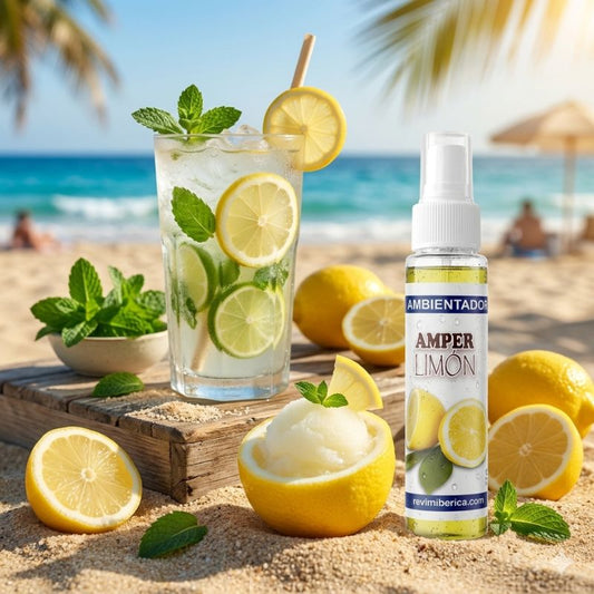 Ambientador AMPER Limon aroma citrico fresco y duradero