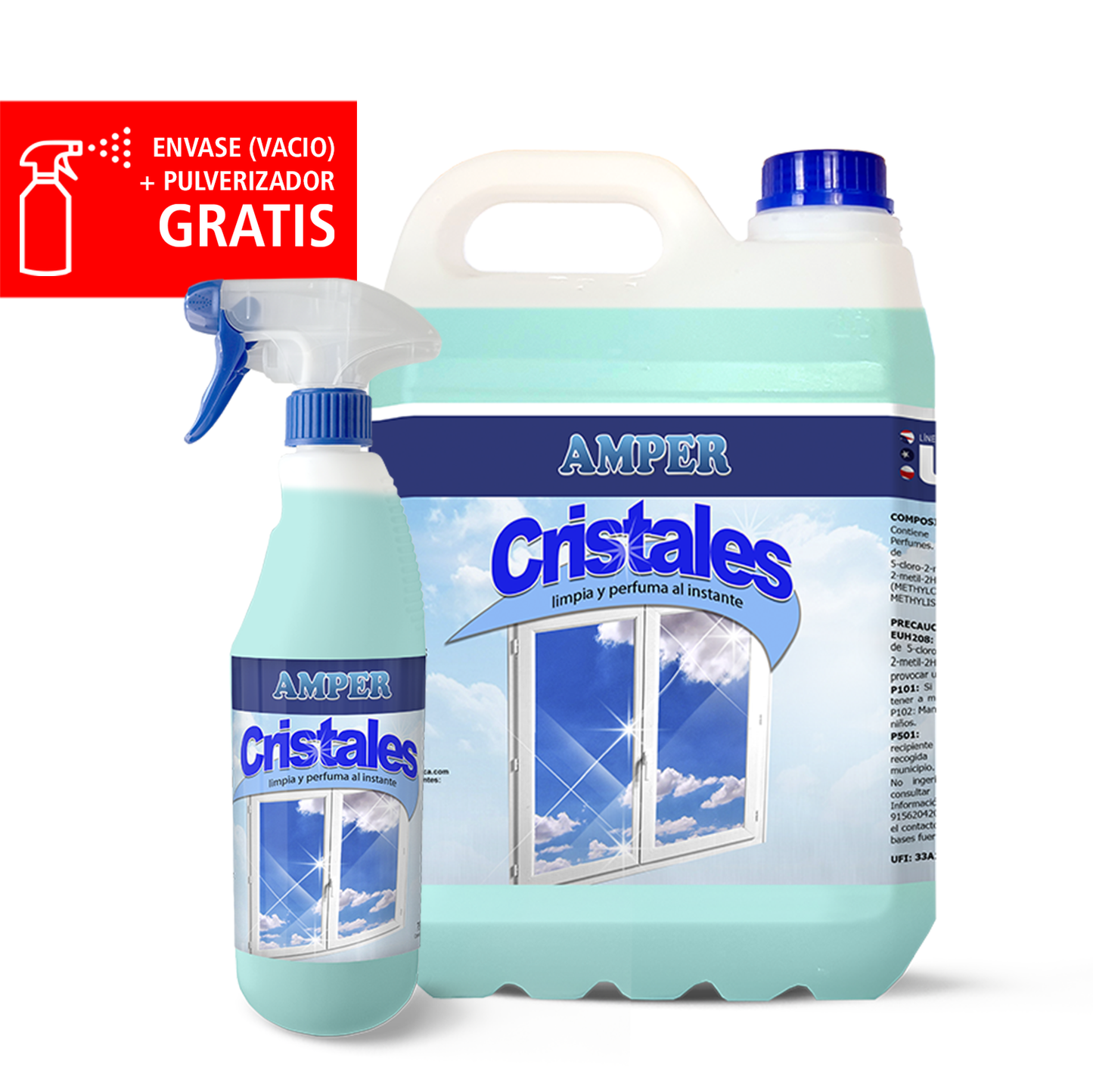 Limpiacristales profesional | Secado rápido, sin marcas y alto brillo