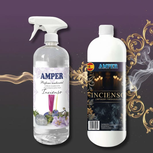 Pack Ritual Incienso Semana Santa – 1 Litro de Friegasuelo + 1 Litro de Ambientador | Edición especial aroma incienso