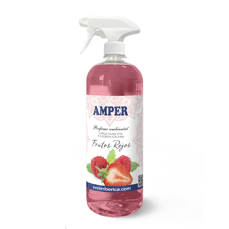 Ambientador aroma FRUTOS ROJOS | Aroma dulce y revitalizante. Concentrado, permanente. FRUTOS ROJOS