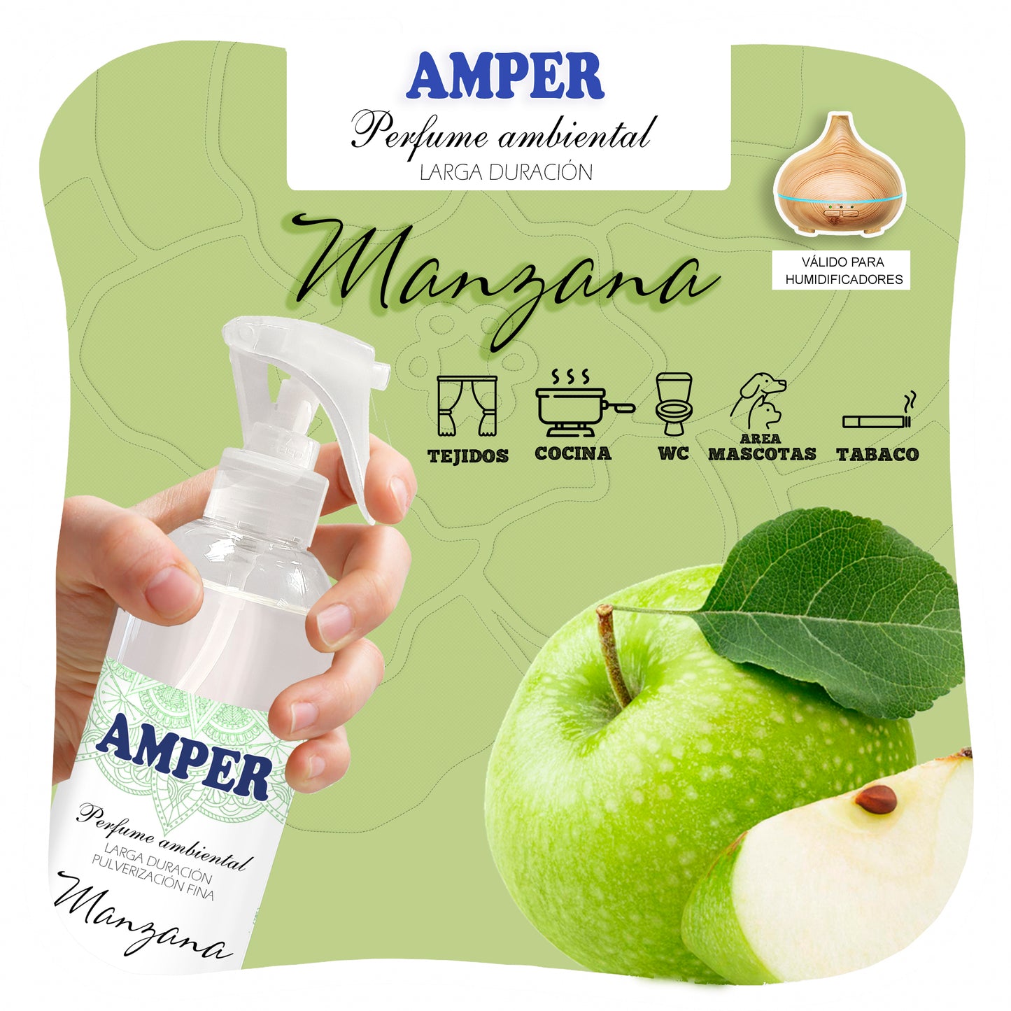 Recambio para difusor y humidificador – Pack 2 unidades | AMPER