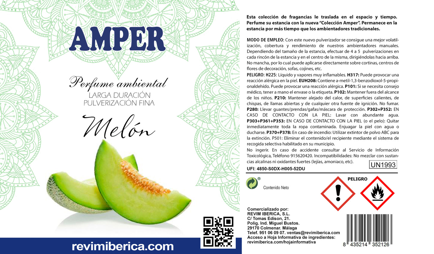 Ambientador aroma MELÓN | Dulzura fresca y natural para tu espacio