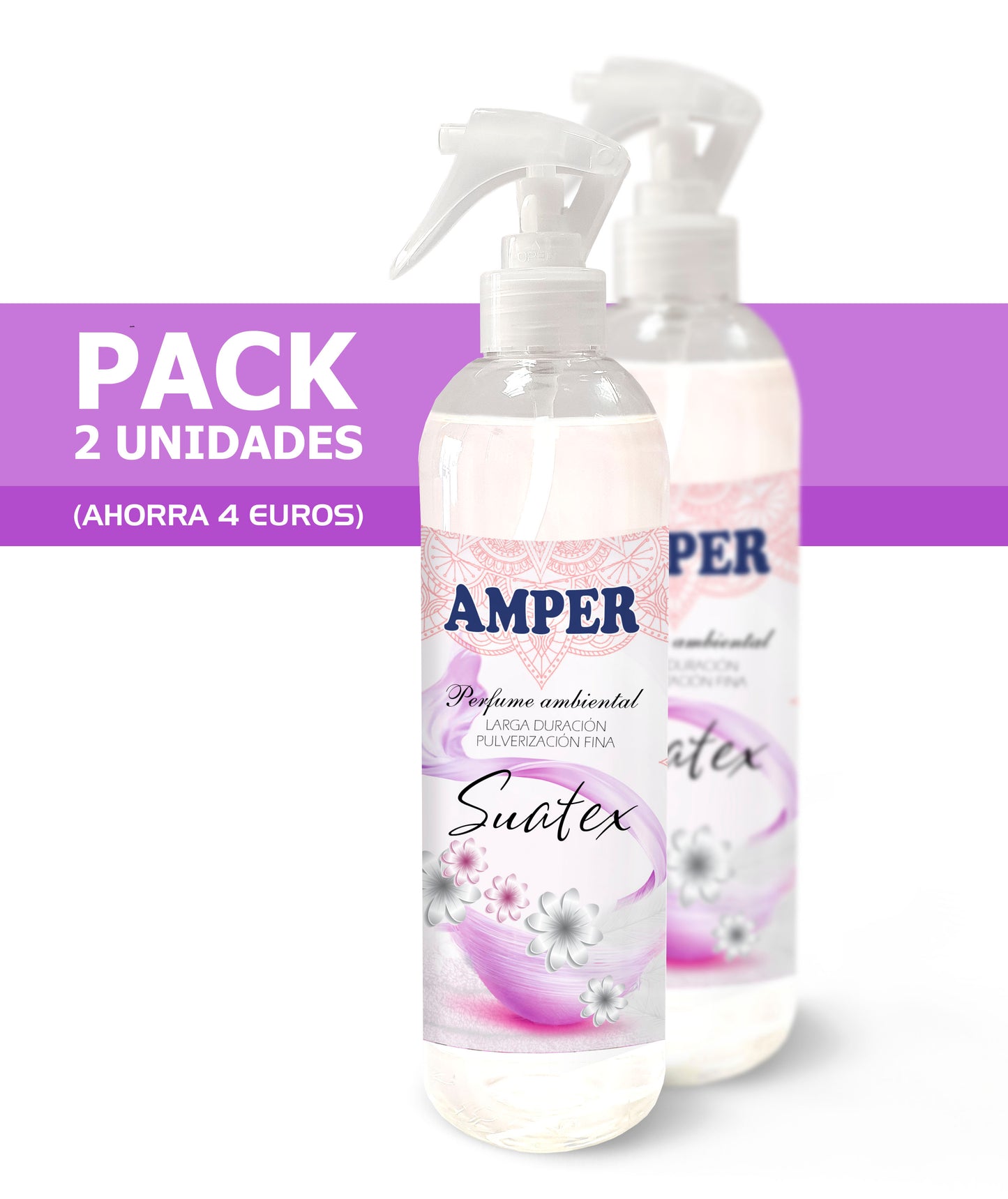 Humidificador con Pack de 2 Recambios de Ambientador – 250 ml cada uno