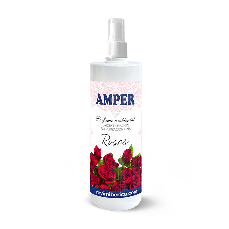 Ambientador de Rosas Rojas AMPER | Aroma de agua de rosas, elegante y relajante para tu hogar