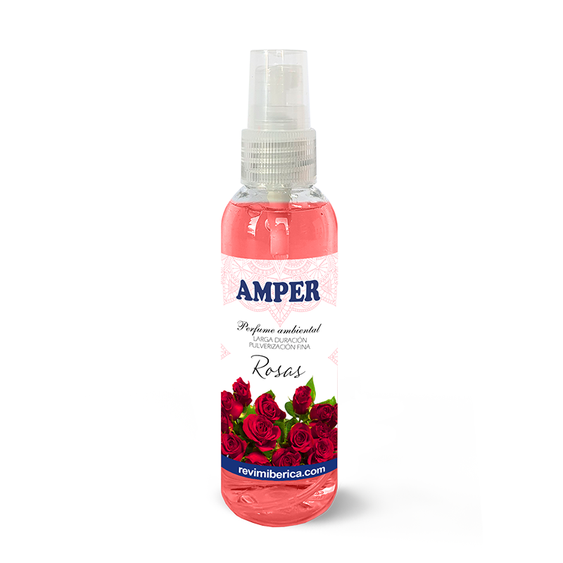 Ambientador de Rosas Rojas AMPER | Aroma de agua de rosas, elegante y relajante para tu hogar