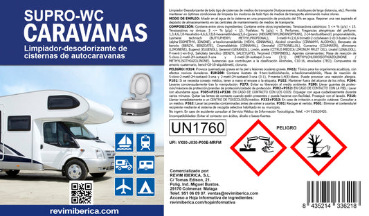 Limpiador de Cisternas para Autocaravanas | Elimina Olores y Limpia Fácil. SUPRO WC CARAVANAS