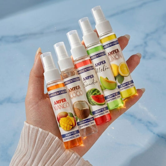Ambientador AMPER de verano fragancia tropical cremosa y dulce de fabricacion es espana en la peninsula iberica