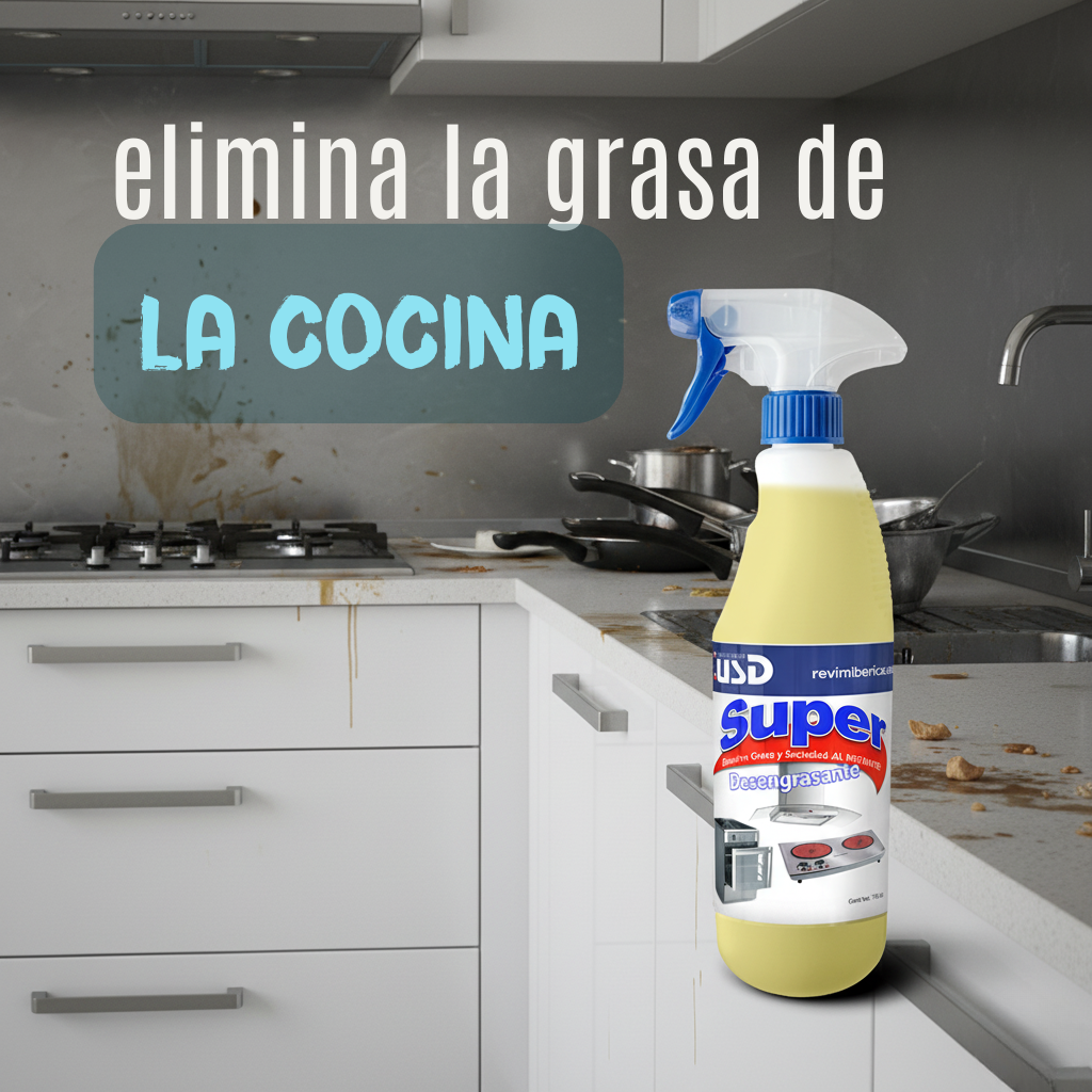 Desengrasante al uso super poderoso, KINGRAS 25 % – Limpieza profunda y quitamanchas potente