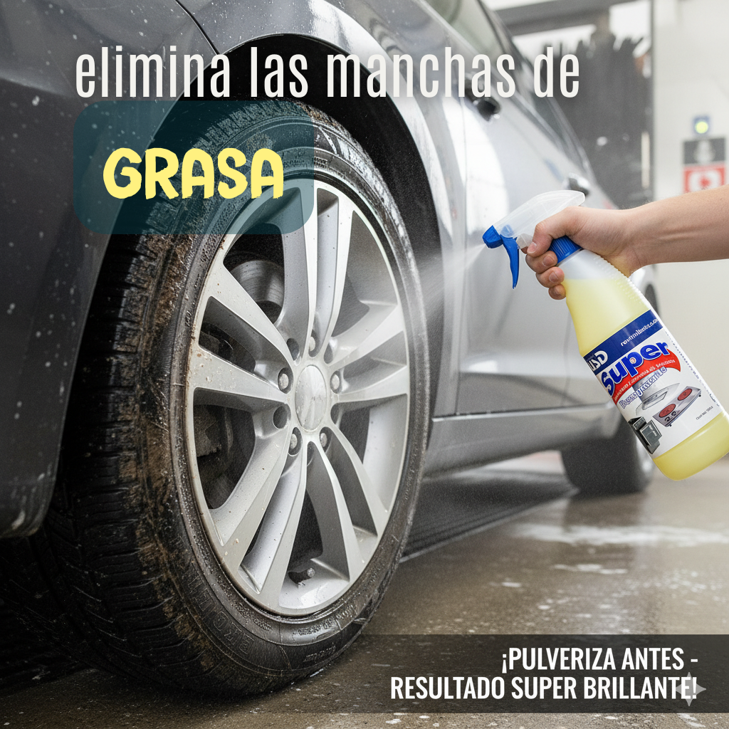 Desengrasante al uso super poderoso, KINGRAS 25 % – Limpieza profunda y quitamanchas potente