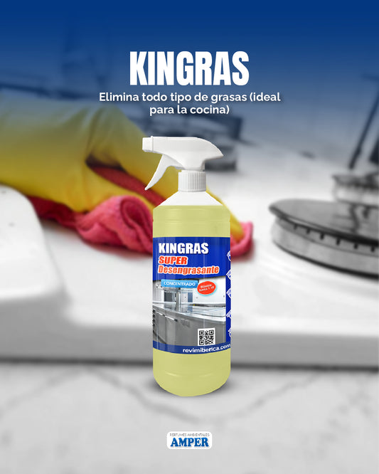 kingras super desengrasante de alto rendimiento concentrado