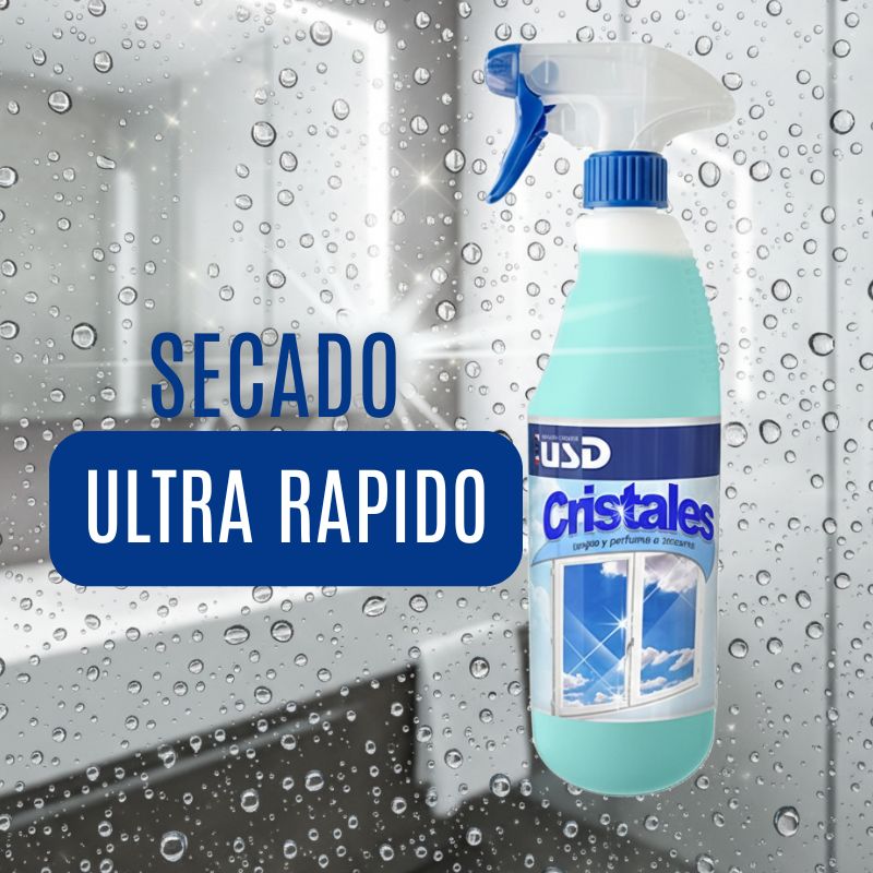Limpiacristales profesional | Secado rápido, sin marcas y alto brillo
