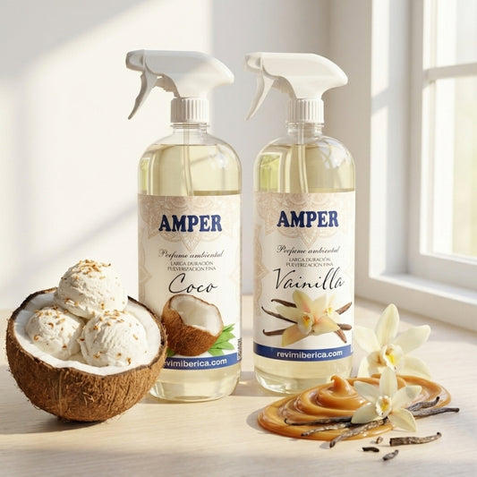 Pack Ambientadores Verano Coco + Vainilla 2L – Aromas Profesionales, Dulces y Tropicales