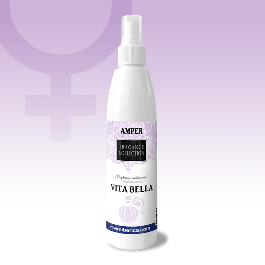 Ambientador aroma VITA BELLA – Dulce elegancia y alegría de vivir. AMPER