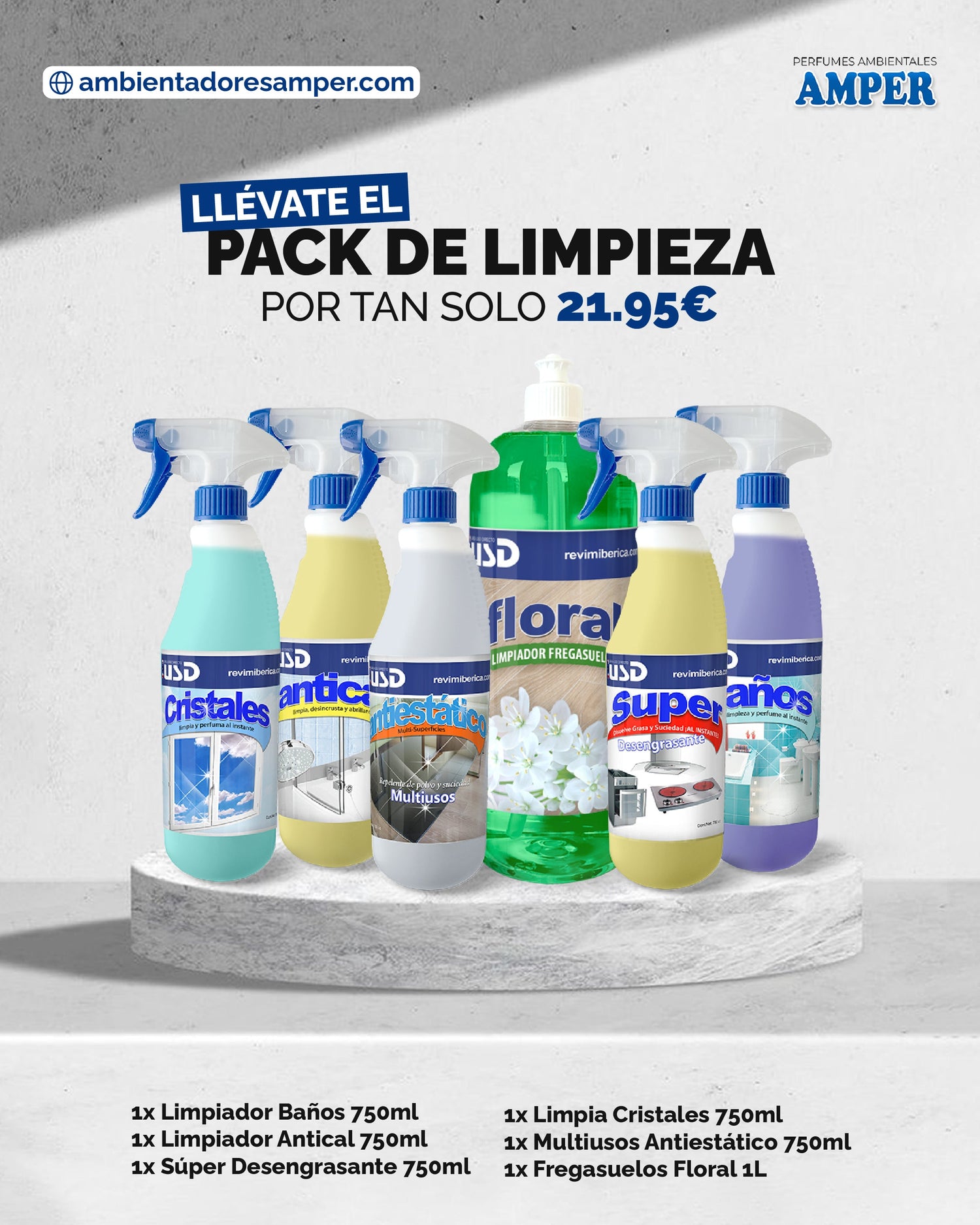 Pack de limpieza 6+