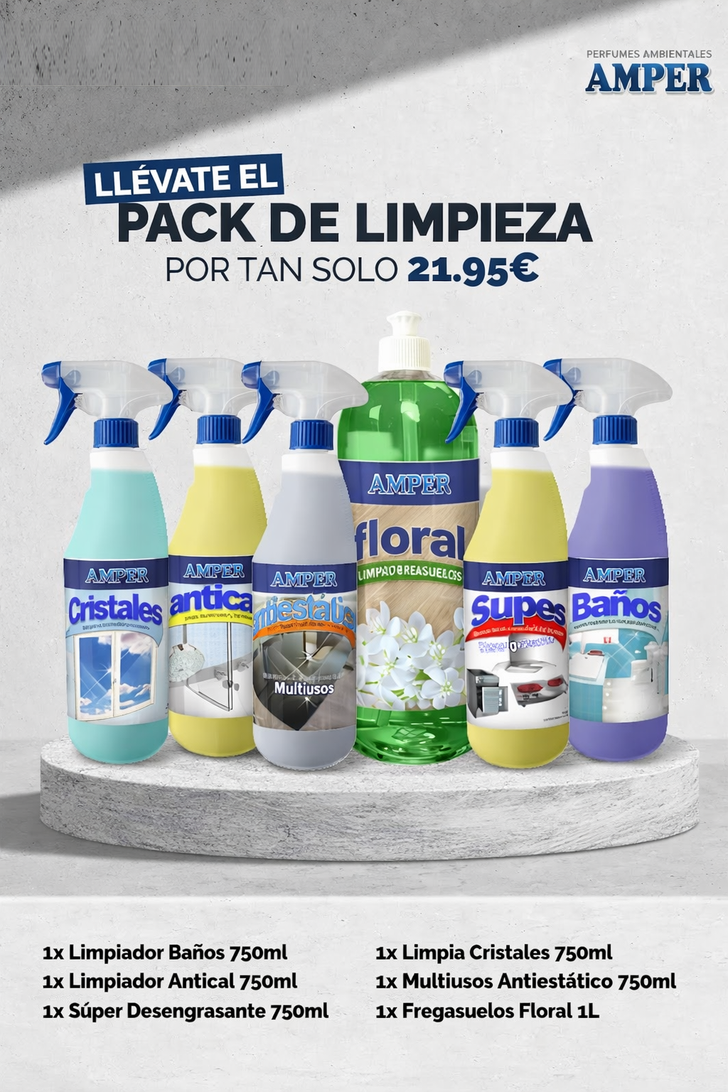 Ofertas de fabrica en artículos de limpieza.