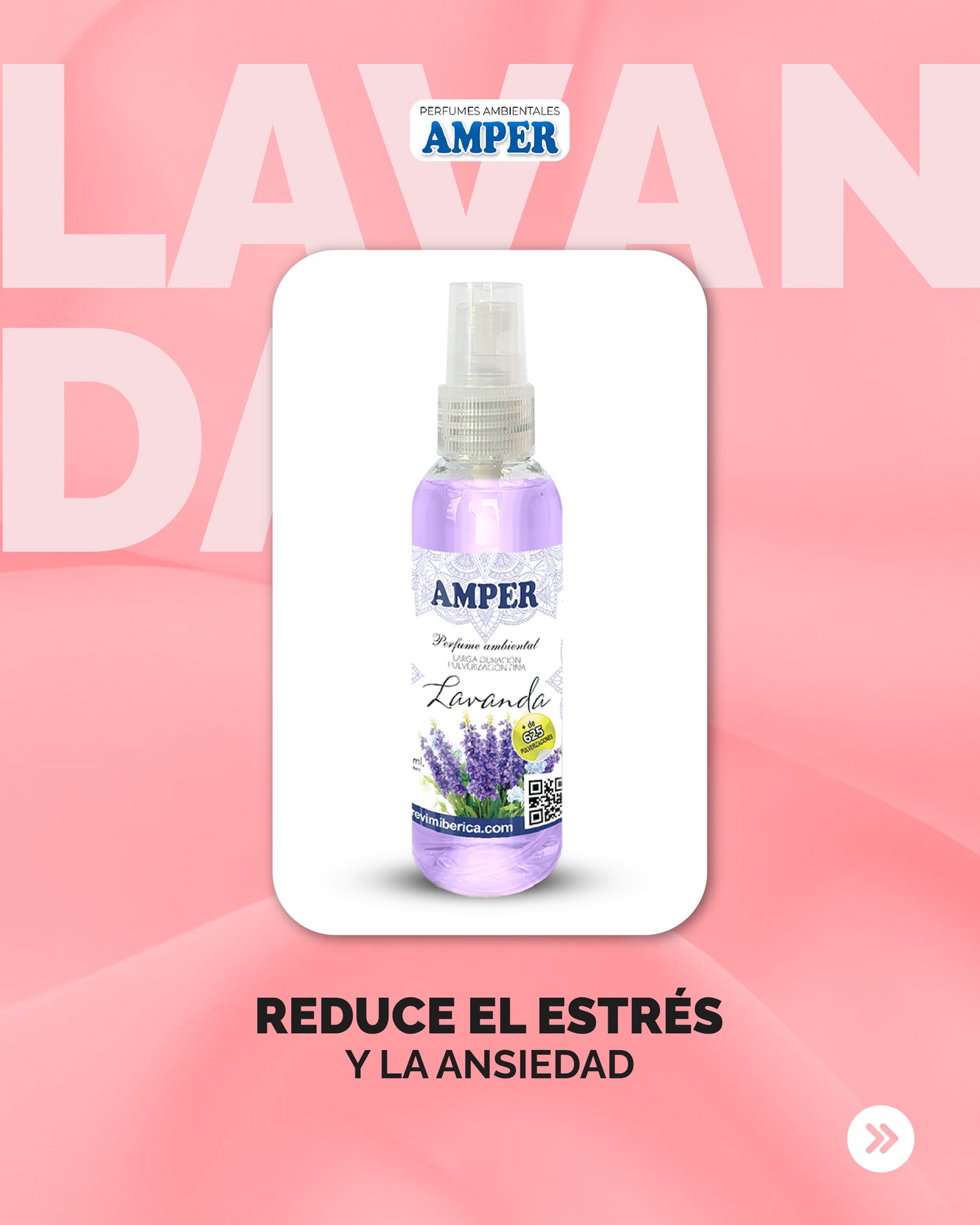 Ambientador de Lavanda AMPER | Relajante natural para hospitales, centros educativos y espacios terapéuticos