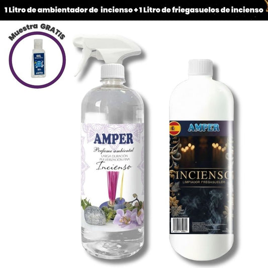 Pack Ritual Incienso Semana Santa –  1 Litro de Friegasuelo + 1 Litro de Ambientador  | Edición especial aroma incienso