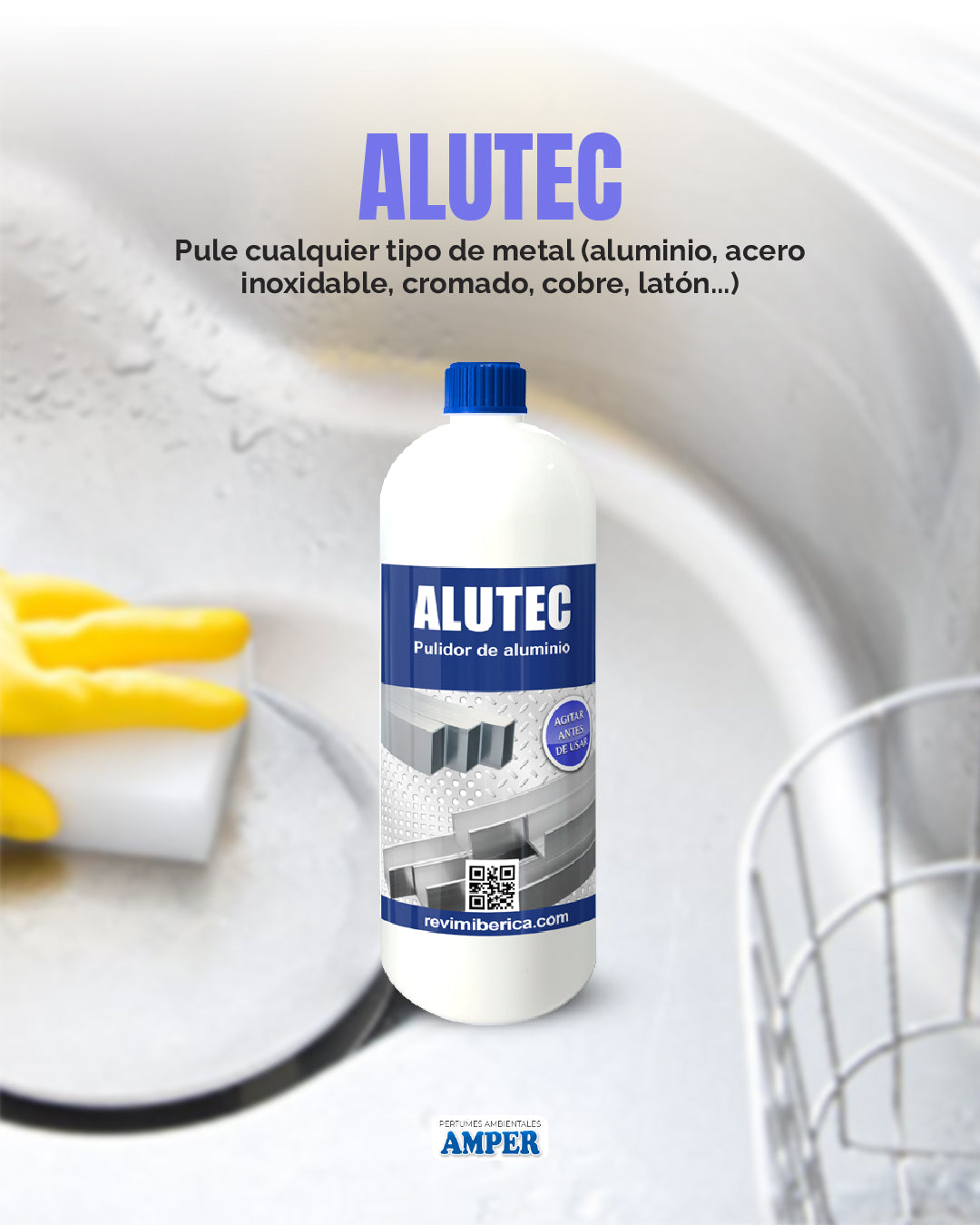 Pulidor de Aluminio y Metales para el Hogar ALUTEC