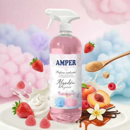 Ambientador de Algodón de Azúcar | Aroma Dulce y Concentrado