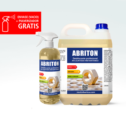ABRITON. Aflojatodo instantáneo, desbloqueante de tuercas y tornillos profesional.