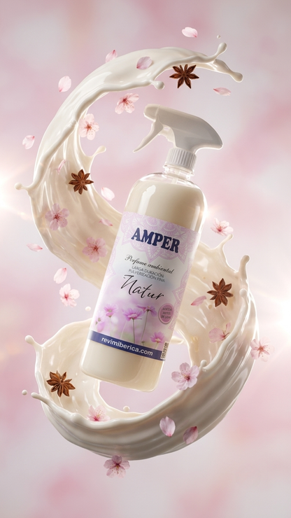 Ambientador NATUR | Aroma de Hierba Verde, Cítricos y Almizcle Blanco 🌿