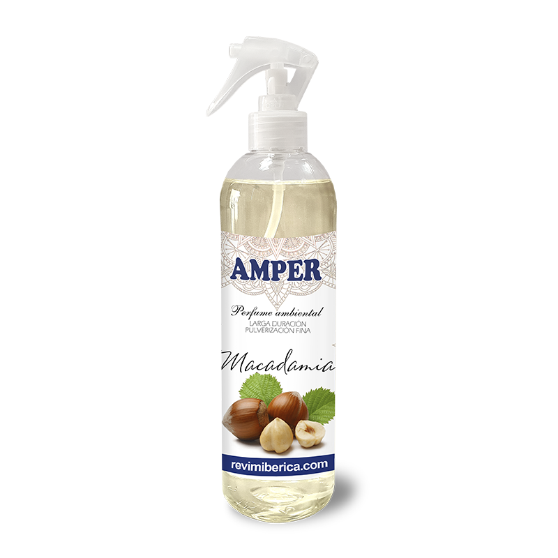 Ambientador de Macadamia AMPER | Aroma dulce y envolvente para centros de estética, hogares y oficinas