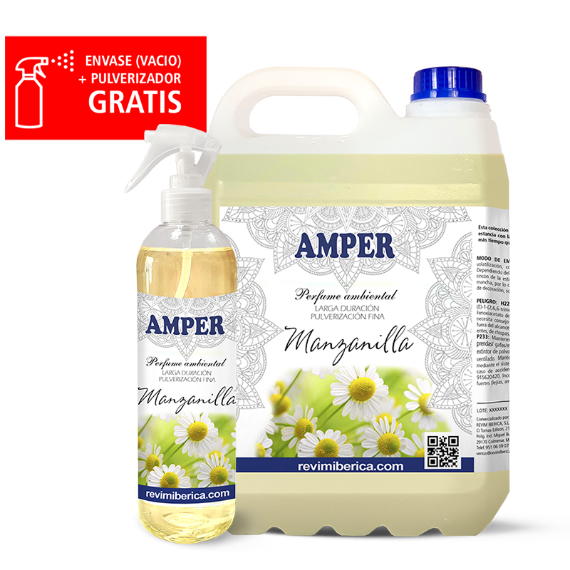 Ambientador aroma MANZANILLA | Origen natural, aroma calmante, fabricado en España
