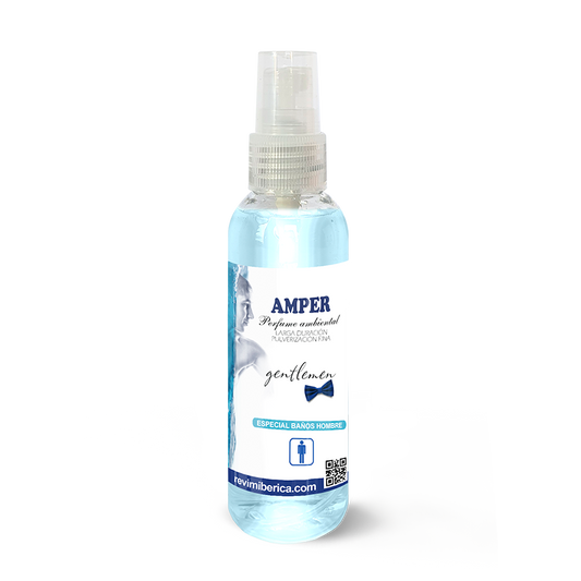 
Ambientador AMPER GENTLEMEN | Aroma masculino para baño – Fresco, marino y duradero
