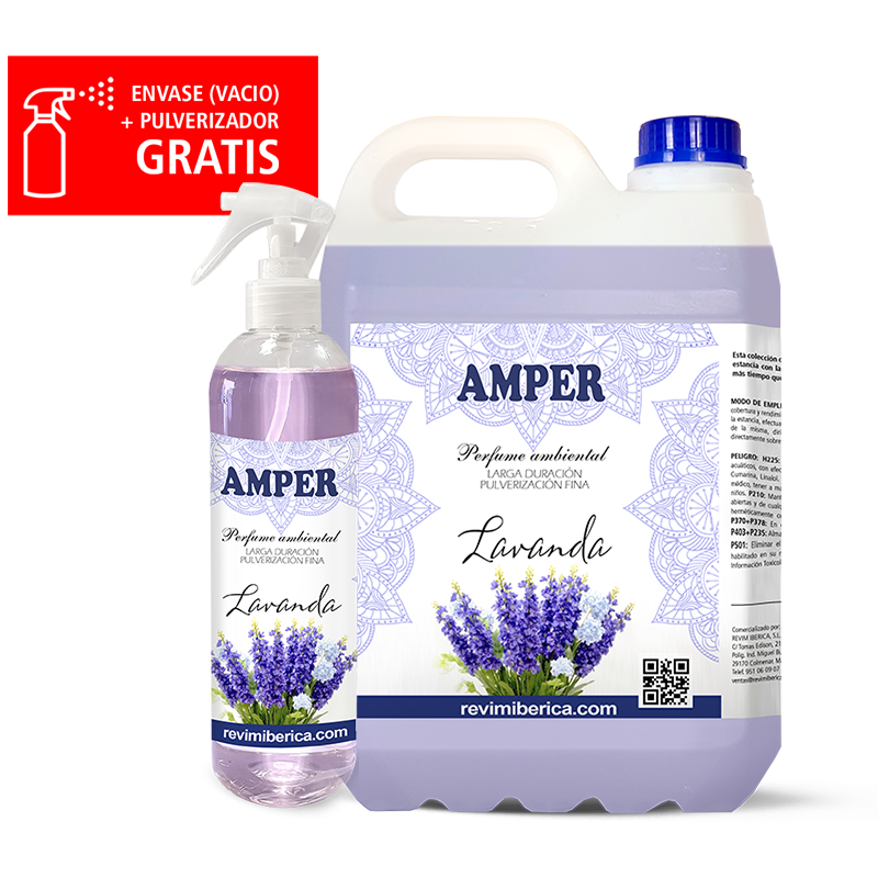 Ambientador de Lavanda AMPER | Relajante natural para hospitales, centros educativos y espacios terapéuticos