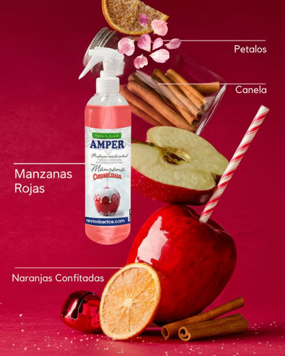 Ambientador de manzana Caramelizada AMPER – Aroma de invierno dulce y envolvente - EDICIÓN LIMITADA INVIERNO