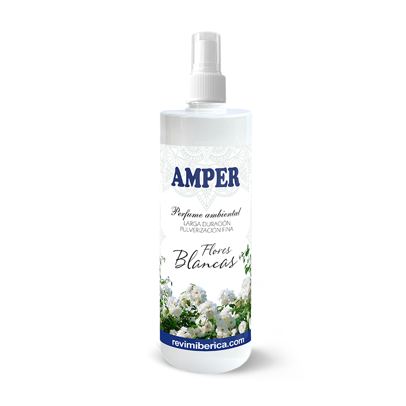 Ambientador de Flores Blancas AMPER | Aroma floral fresco y elegante