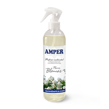 Ambientador de Flores Blancas AMPER | Aroma floral fresco y elegante
