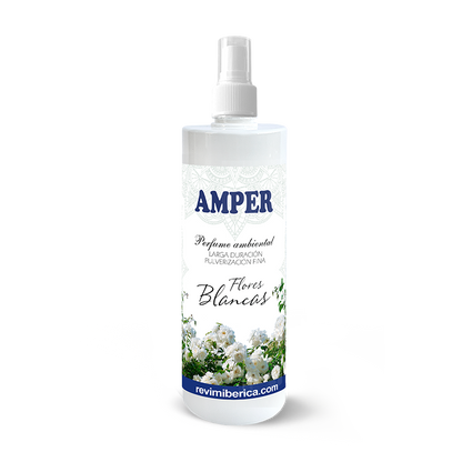 Ambientador de Flores Blancas AMPER | Aroma floral fresco y elegante