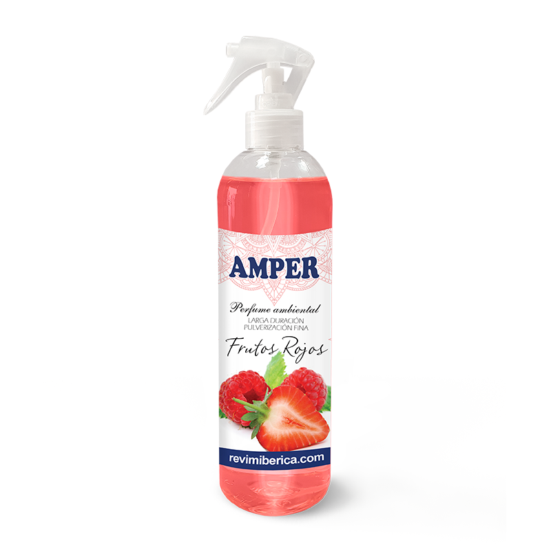 Ambientador aroma FRUTOS ROJOS | Aroma dulce y revitalizante. Concentrado, permanente. FRUTOS ROJOS