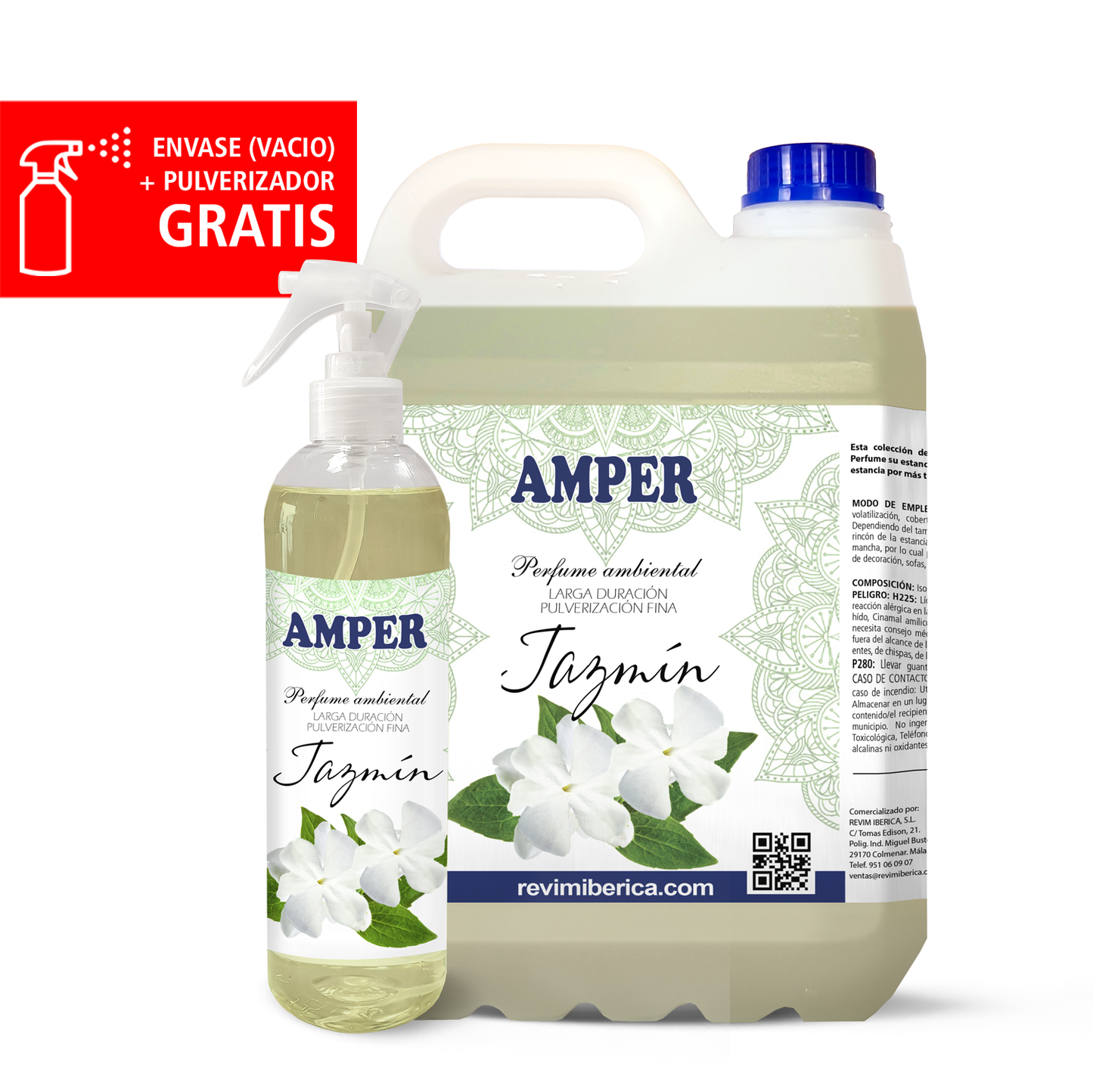 Ambientador de Jazmín grandiflorum | Aroma floral para hogares, farmacias y centros de estética