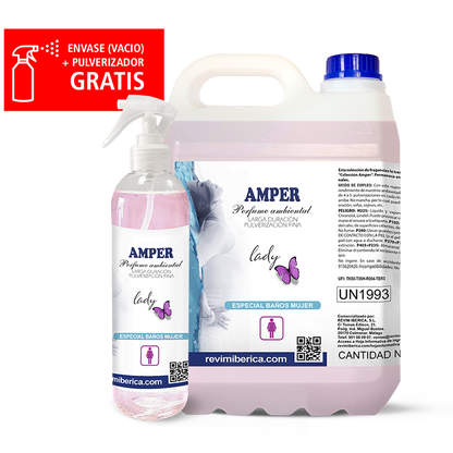 Ambientador de Baño AMPER LADY – Aroma Concentrado, Elegante y Permanente

