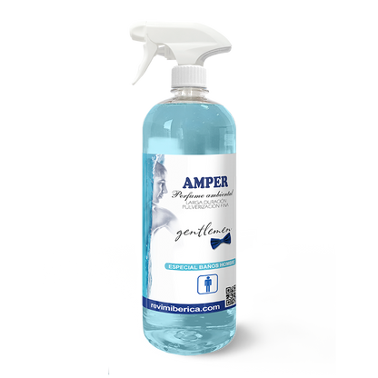 Ambientador AMPER GENTLEMEN | Aroma masculino para baño – Fresco, marino y duradero

