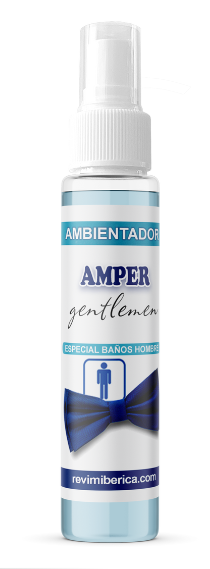 Ambientador AMPER GENTLEMEN | Aroma masculino para baño – Fresco, marino y duradero
