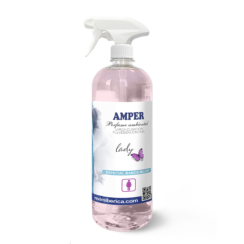 Ambientador AMPER LADY | Esencia concentrada para baños elegantes – Aroma permanente y sofisticado