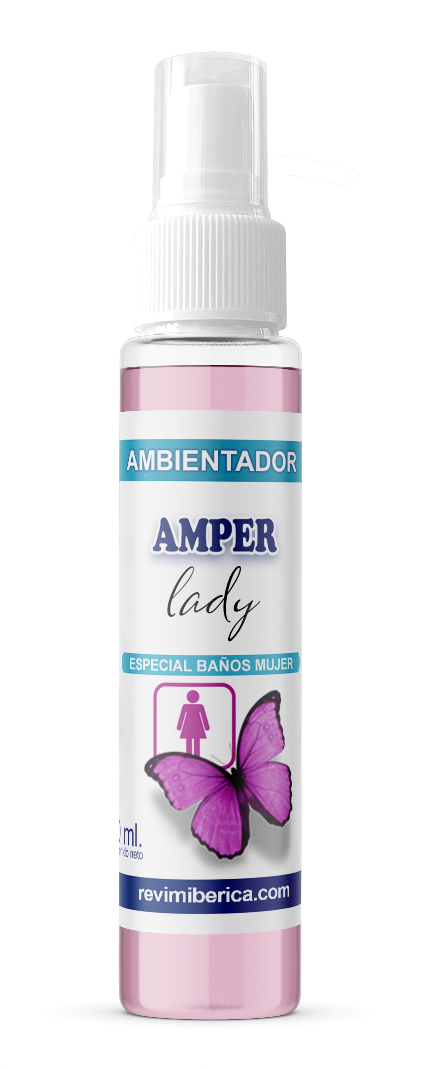 Ambientador AMPER LADY | Esencia concentrada para baños elegantes – Aroma permanente y sofisticado