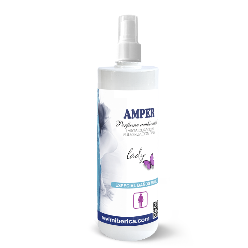 Ambientador AMPER LADY | Esencia concentrada para baños elegantes – Aroma permanente y sofisticado