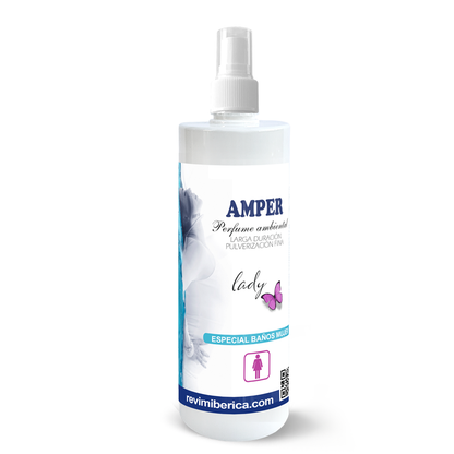 Ambientador AMPER LADY | Esencia concentrada para baños elegantes – Aroma permanente y sofisticado