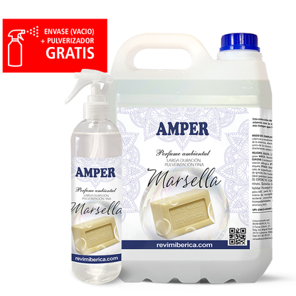 Ambientador Aroma Jabón Marsella | Perfume Ambiental Profesional con Efecto Limpieza Total