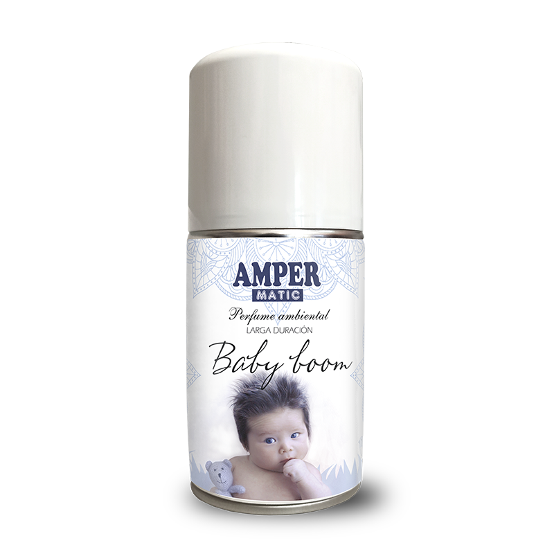 Ambientador aerosol, recambio difusor automático y manual. ROPA LIMPIA. Suave y fresco aroma. AMPER ROPA LIMPIA (250ml)