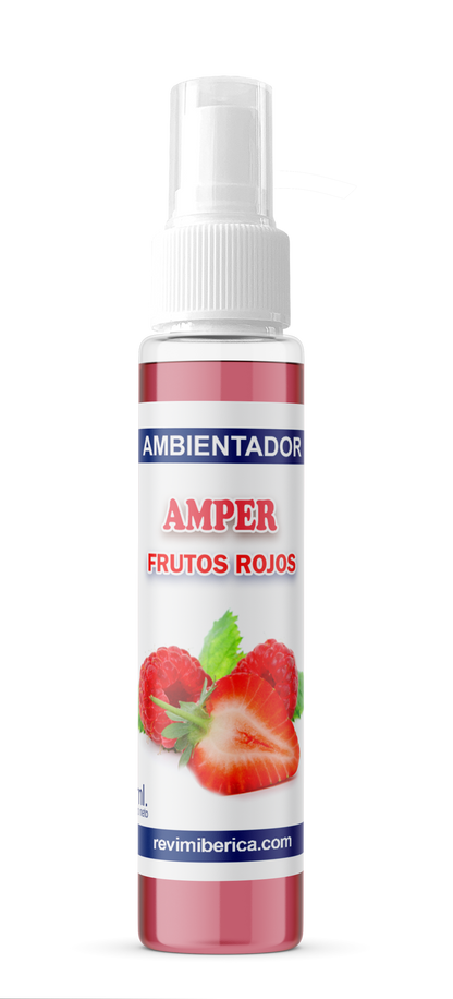 Ambientador aroma FRUTOS ROJOS | Aroma dulce y revitalizante. Concentrado, permanente. FRUTOS ROJOS