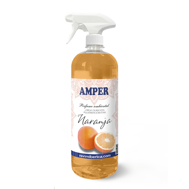 El ambientador de naranja AMPER estimula, refresca y perfuma con esencias cítricas. Úsalo en casa, coche, ropa o durante yoga. Formato hasta 5 litros. Aroma permanente.

