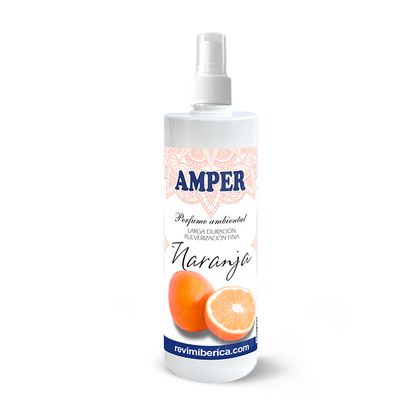 El ambientador de naranja AMPER estimula, refresca y perfuma con esencias cítricas. Úsalo en casa, coche, ropa o durante yoga. Formato hasta 5 litros. Aroma permanente.


