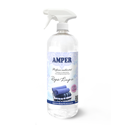 Ambientador Ropa Limpia | Aroma Fresco para Tejidos, Hogar y Coche
